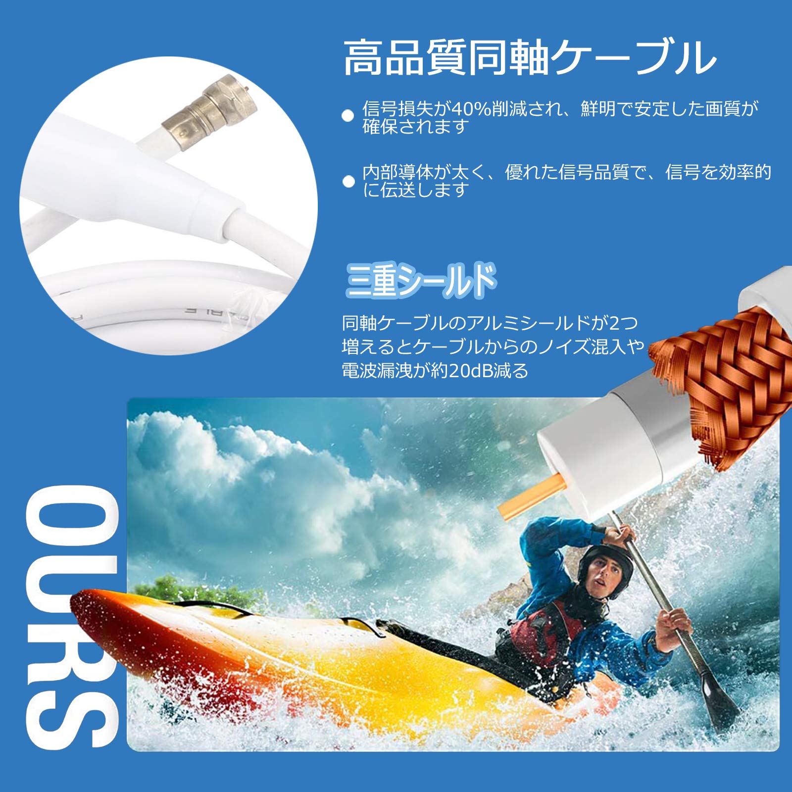 ❤超高性能❣多方向受信❣アンテナの最大受信範囲は70km♪❤ラジオアンテナ Amazon.co.jp: 1byone ラジオアンテナ AM/FM 室内用 多方向受信